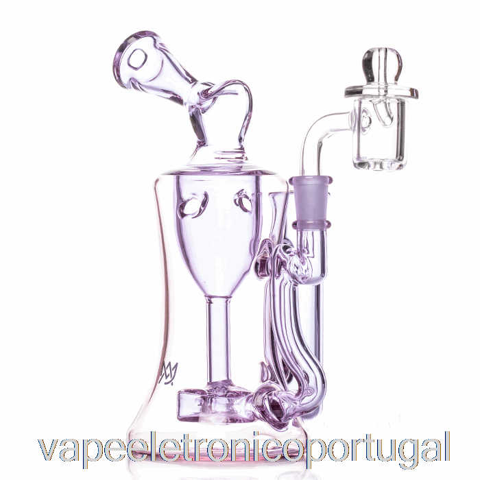 Vape Eletrônico Mj Arsenal Petal Mini Le Dab Rig Rosa / Roxo